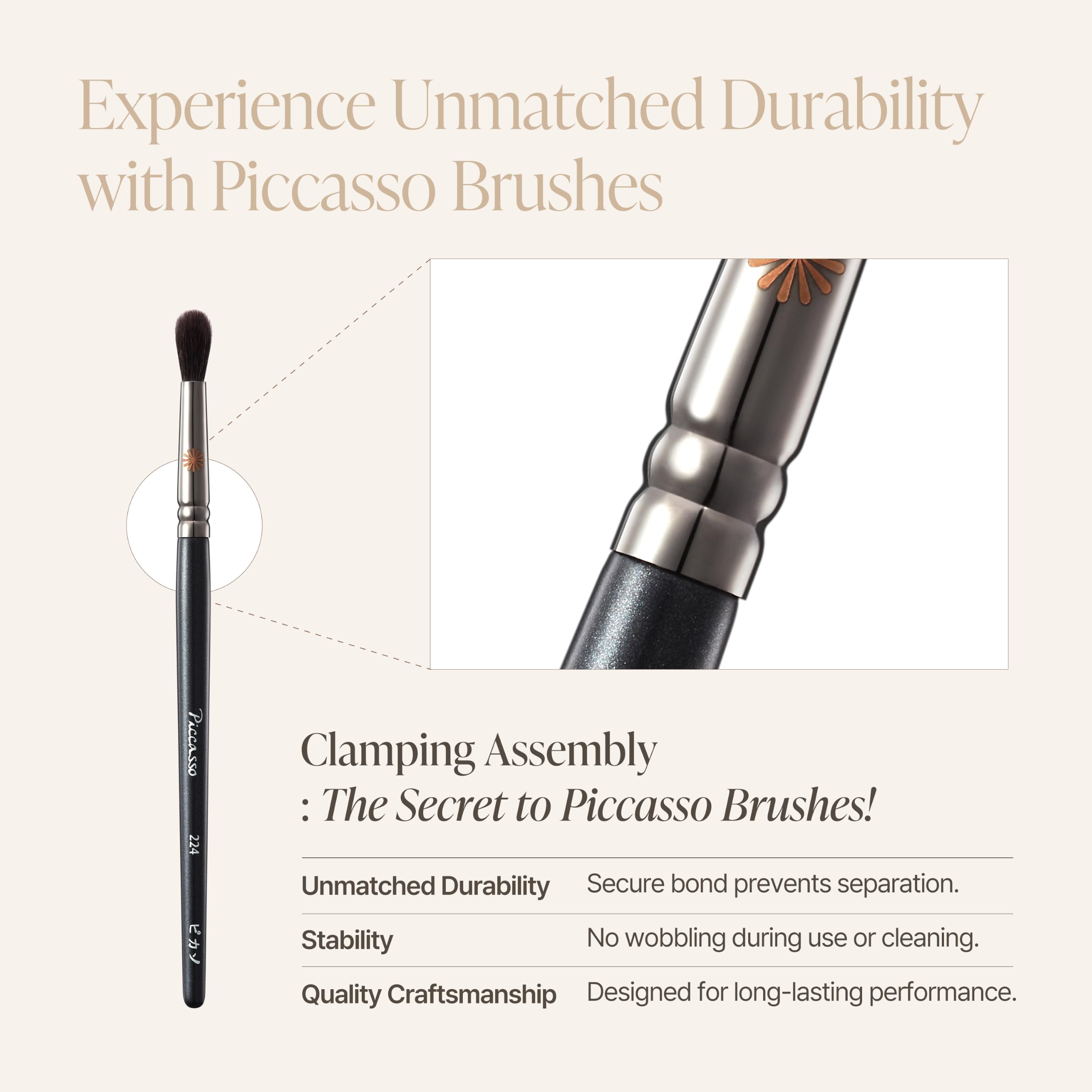 Amazon.co.jp: Piccasso メイクブラシセット 10ピース